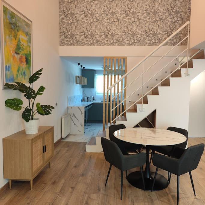 Superbe Cosy Duplex Appartement T3 Charpenne Tete D'Or Avec Parking Prive Gratuit Villeurbanne Esterno foto